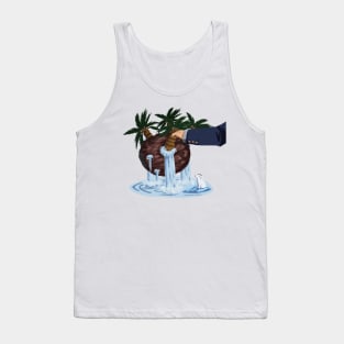 Palm Tree Plantation on Peat Land Tank Top